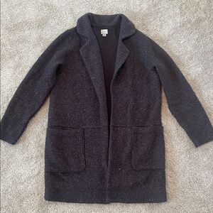 A New Day Dark Grey Textured Coatigan